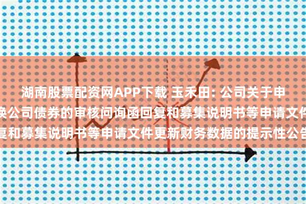 湖南股票配资网APP下载 玉禾田: 公司关于申请向不特定对象发行可转换公司债券的审核问询函回复和募集说明书等申请文件更新财务数据的提示性公告